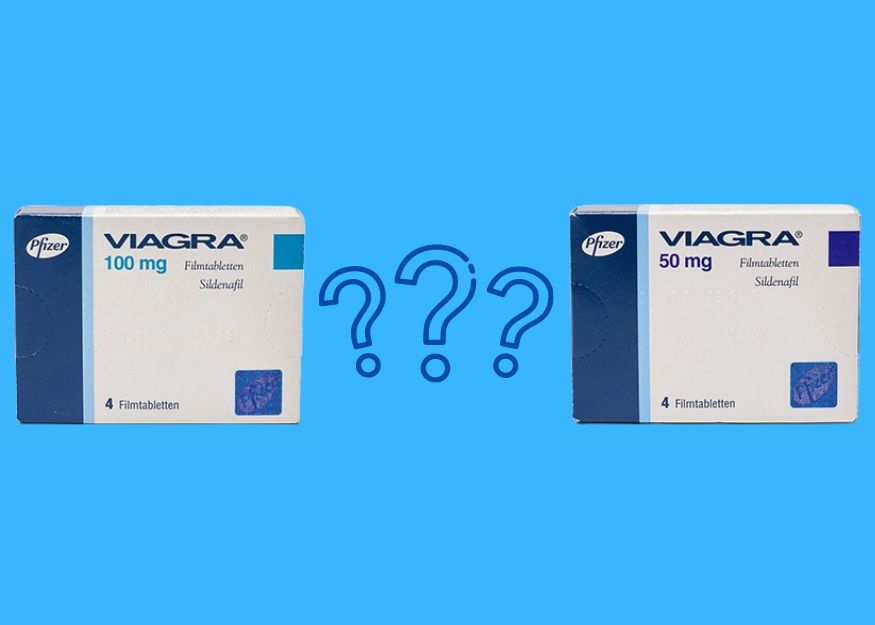 Viagra 50 oder 100 mg – was und wann nehmen   